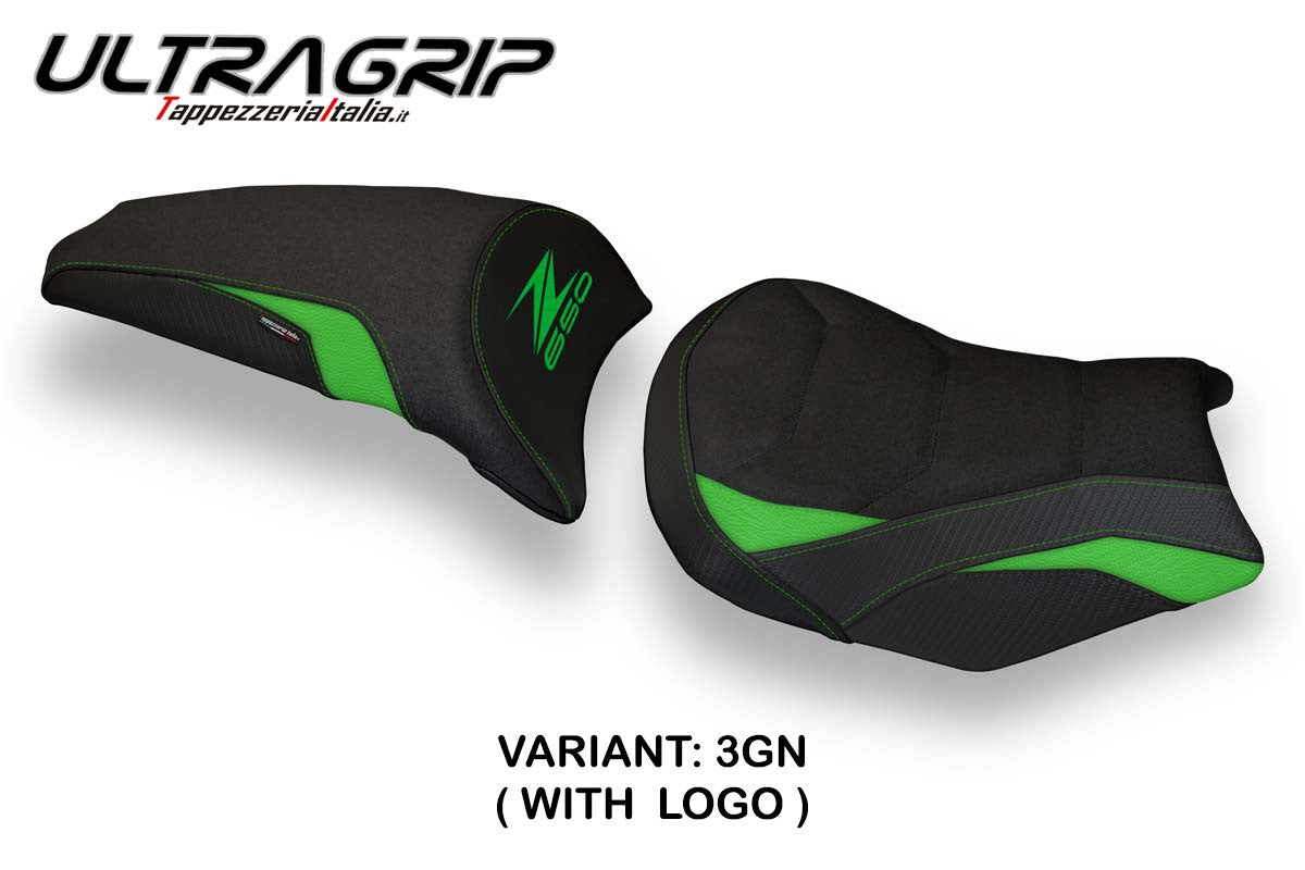 Seat cover compatible - Kawasaki Z 650 2017-2025 - mod Scopeti 1 Ultragrip