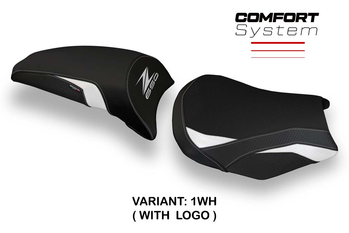 Seat cover compatible - Kawasaki Z 650 2017-2025 - mod Vergato 1 Comfort System