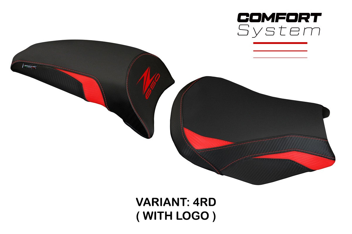 Seat cover compatible - Kawasaki Z 650 2017-2025 - mod Vergato 1 Comfort System