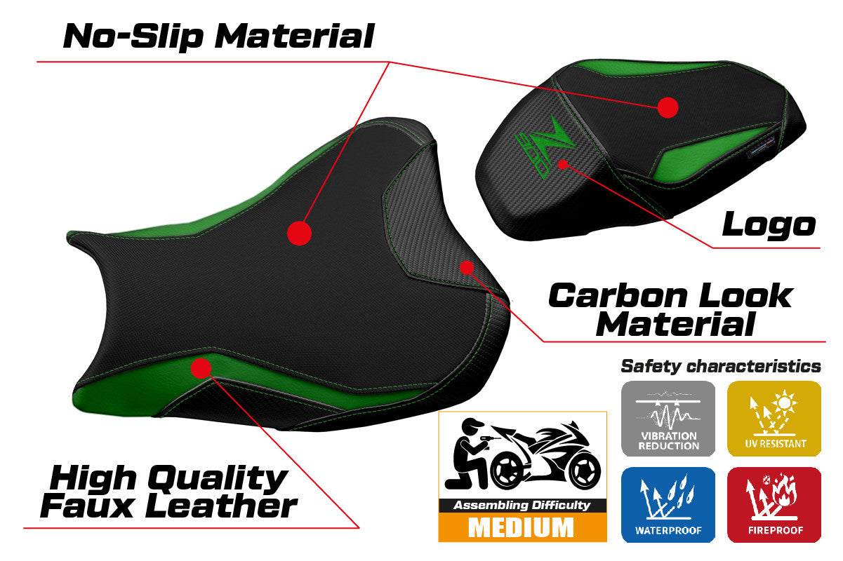 Seat cover compatible - Kawasaki Z 900 2017 - 2024 - mod Suhl 1