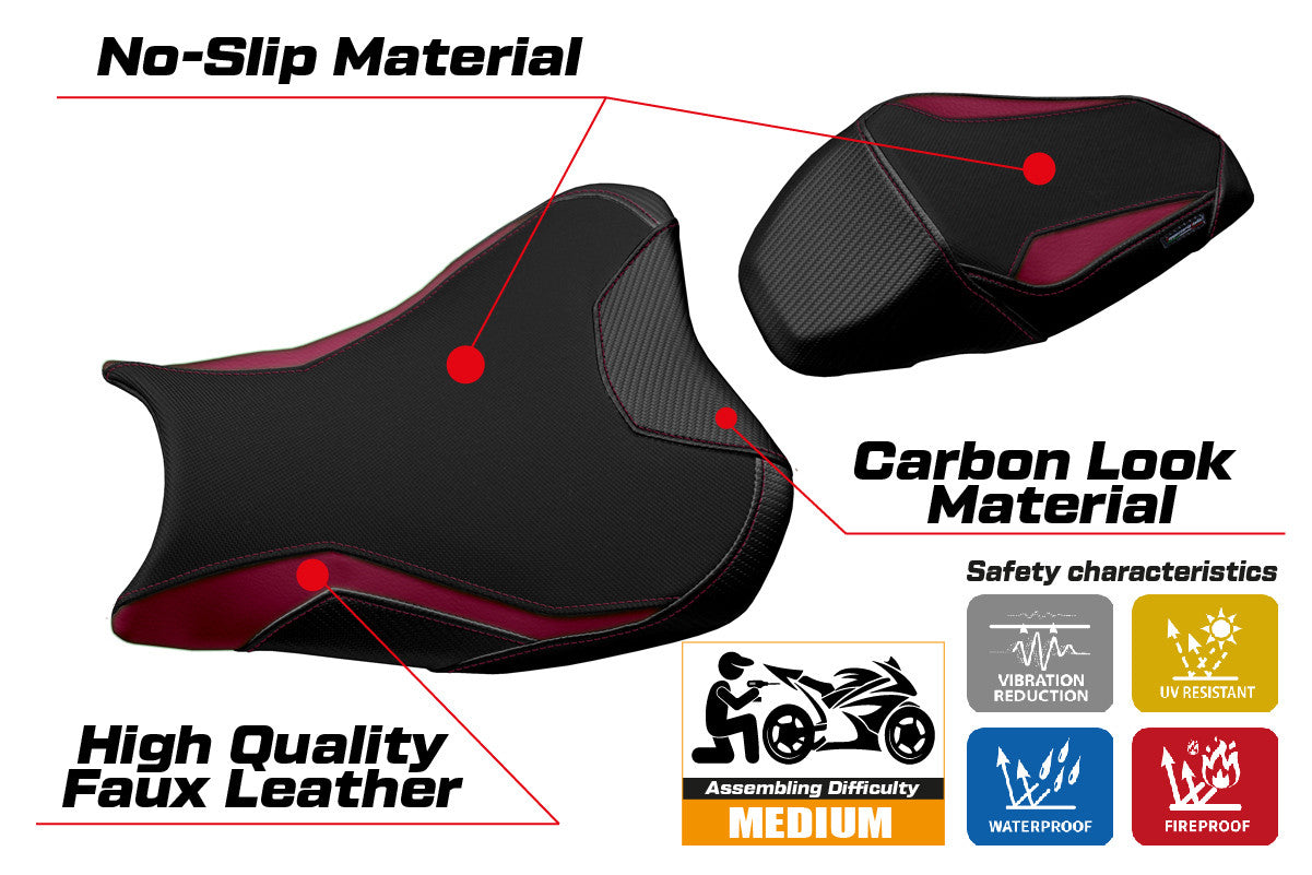 Seat cover compatible - Kawasaki Z 900 2017 - 2024 - mod Suhl 1