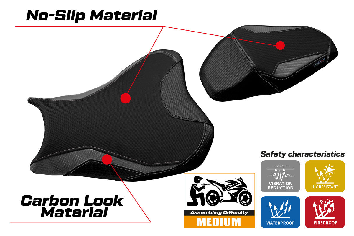 Seat cover compatible - Kawasaki Z 900 2017 - 2024 - mod Suhl 1