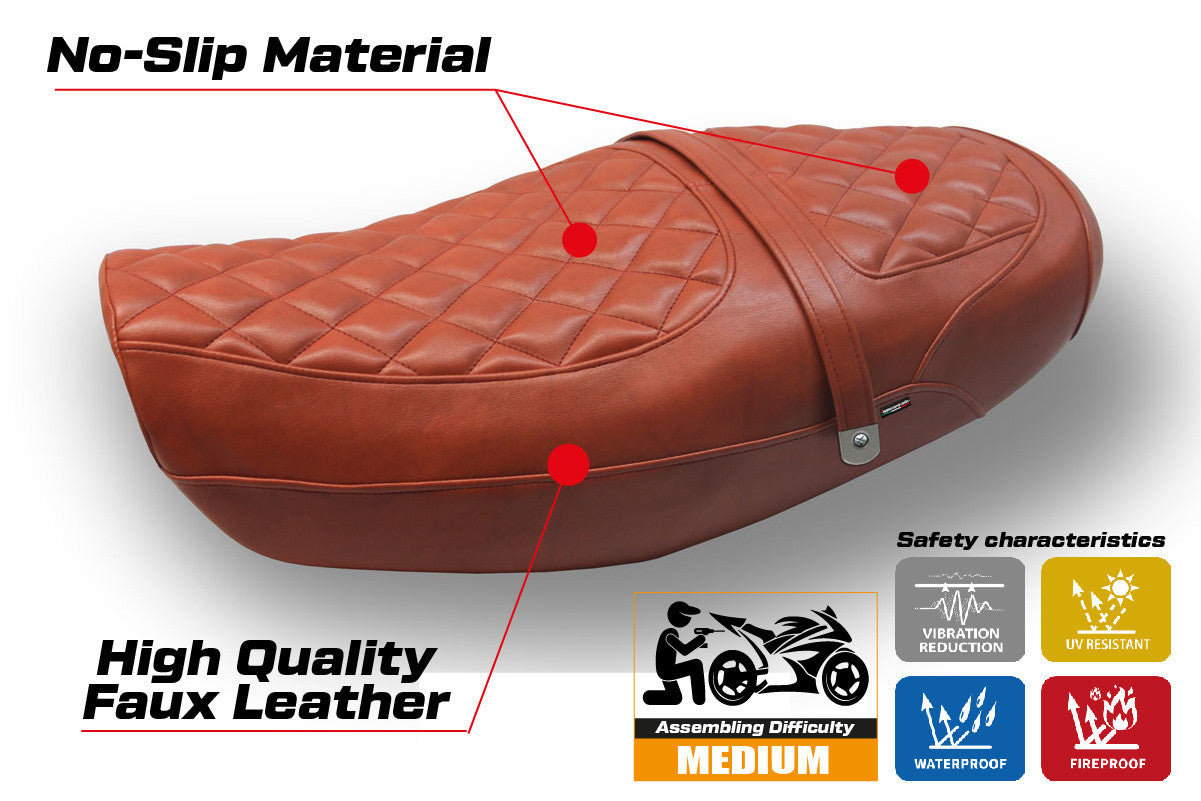 Seat cover compatible - Kawasaki Z 900 RS 2018-2025 - mod Murcia