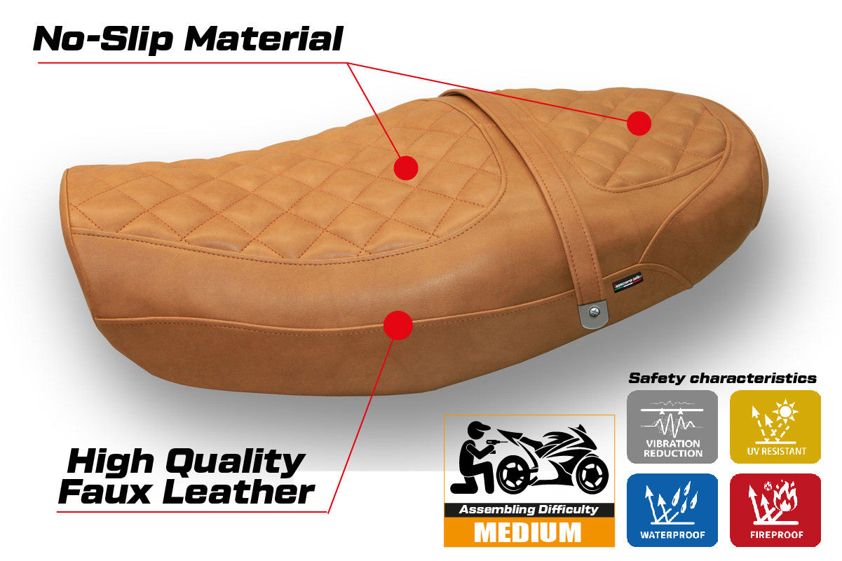 Seat cover compatible - Kawasaki Z 900 RS 2018-2025 - mod Murcia