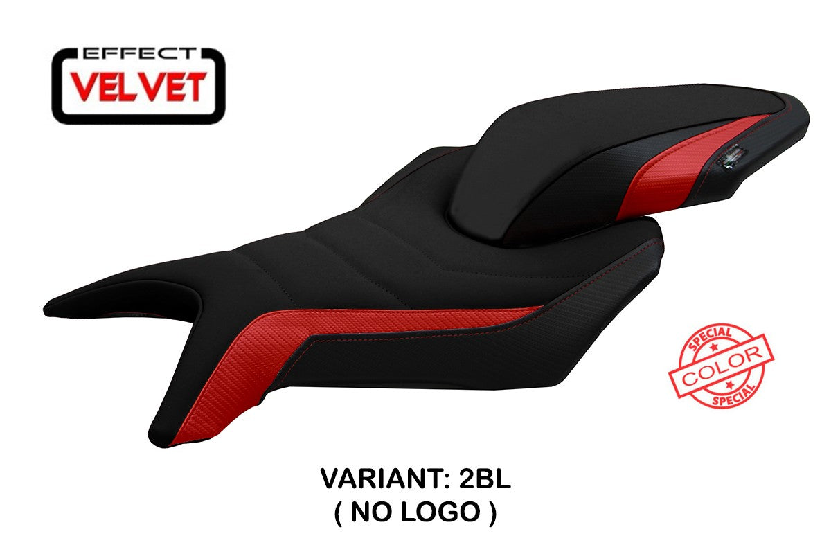 Seat cover compatible - MV Agusta Brutale 800 2016-2025 - mod Fortuna Special Color Velvet