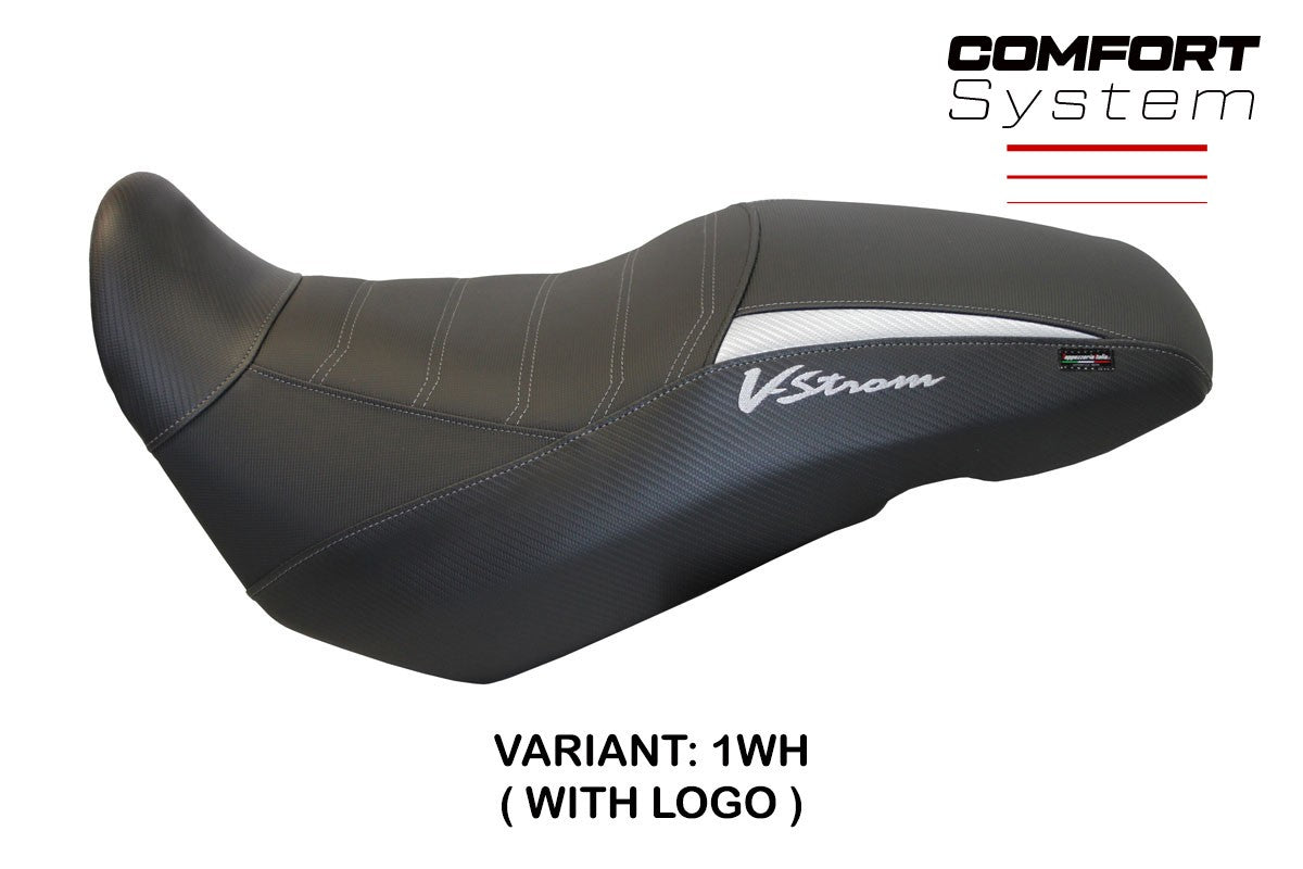 Seat cover compatible - Suzuki V-Strom 650 2017 - 2024 - mod Georgia Comfort System