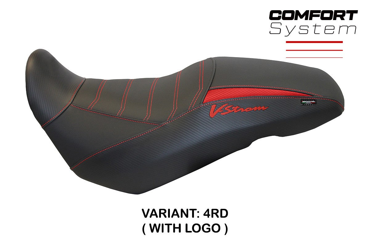 Seat cover compatible - Suzuki V-Strom 650 2017 - 2024 - mod Georgia Comfort System