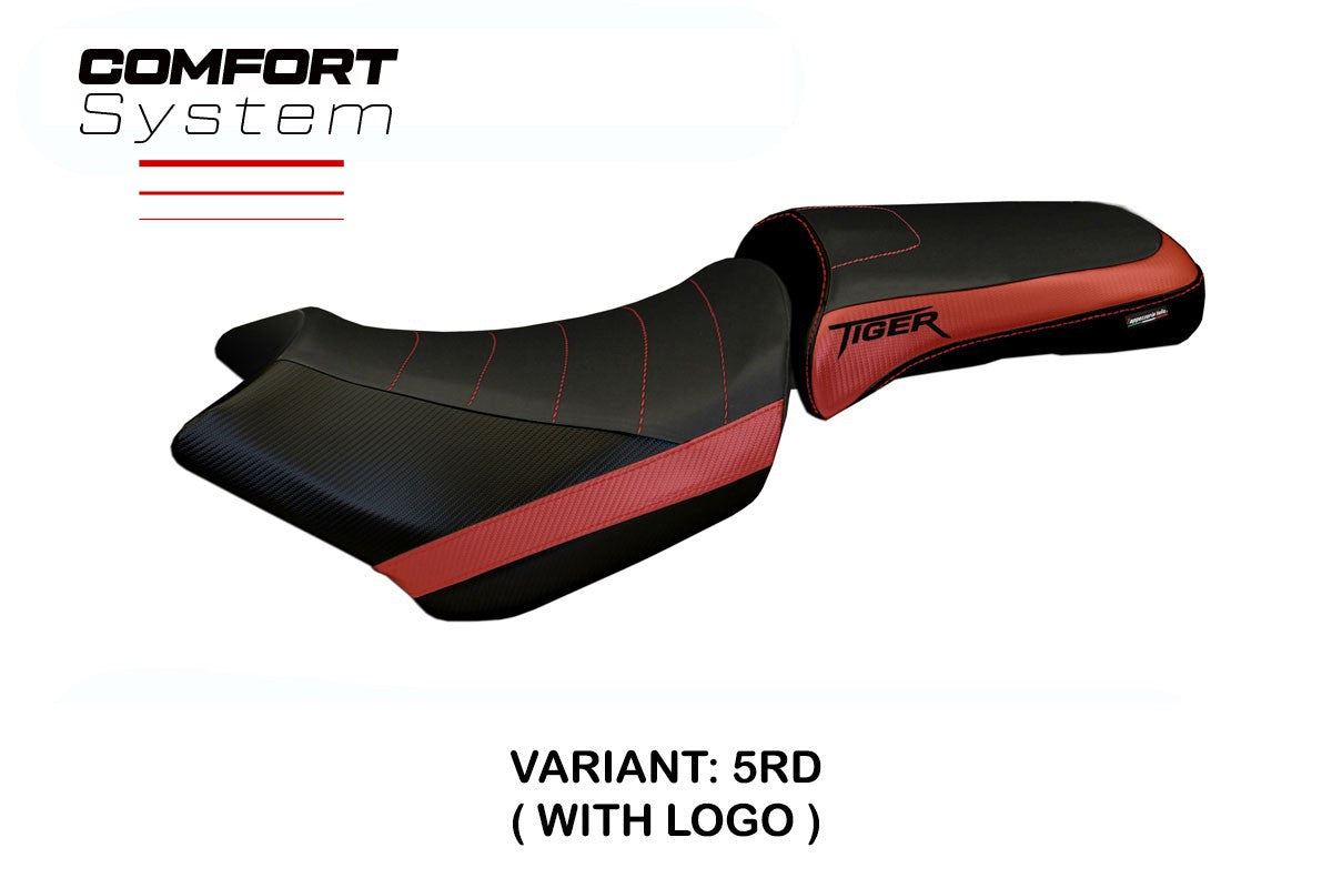 Seat cover compatible - Triumph Tiger 1200 2011 - 2021 - mod Venezia 1 Comfort System