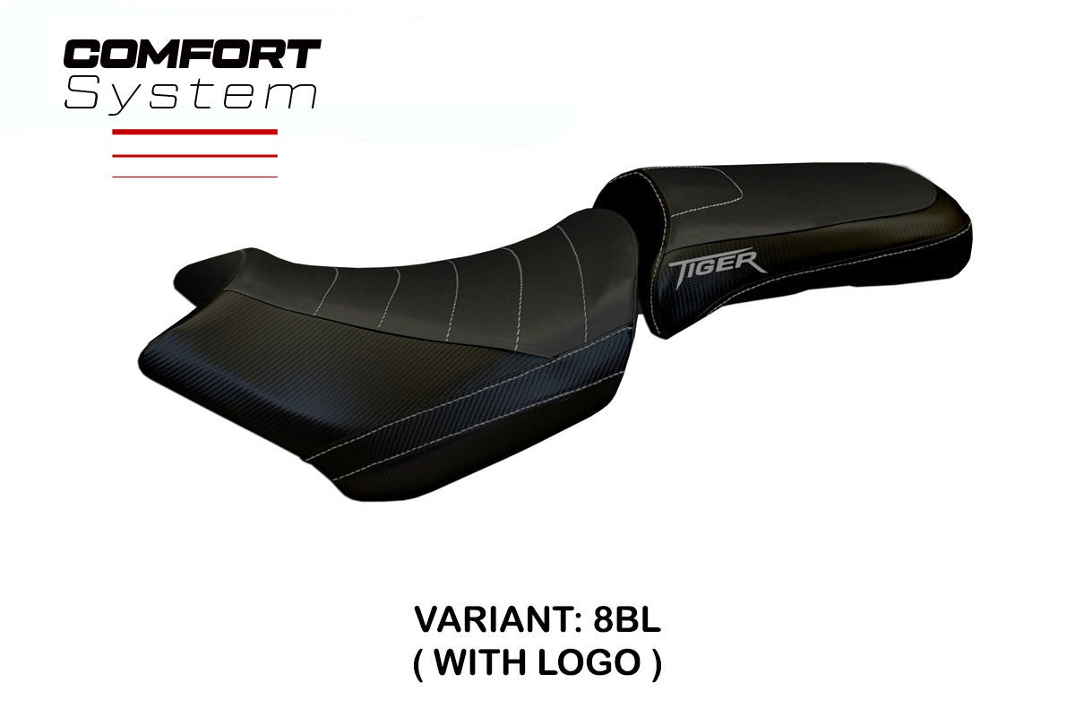 Seat cover compatible - Triumph Tiger 1200 2011 - 2021 - mod Venezia 1 Comfort System