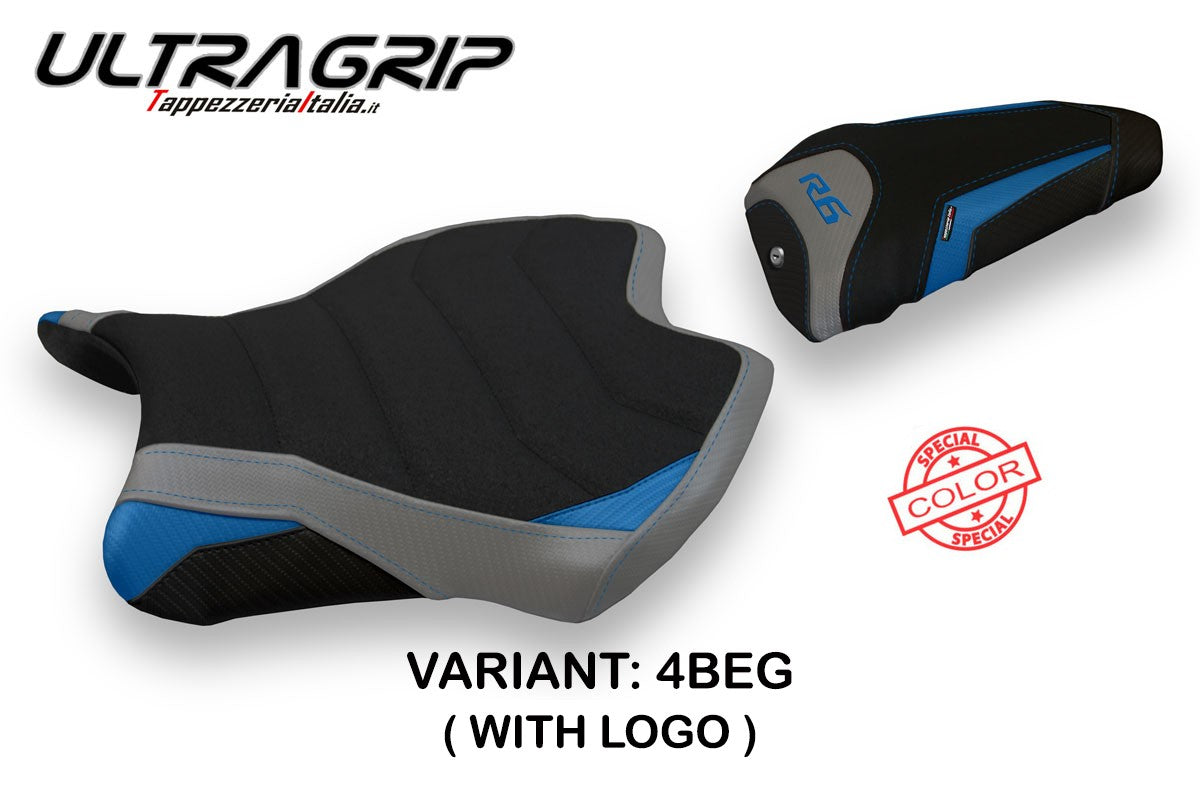 Seat cover compatible - Yamaha R6 2017-2025 - mod Helsinki Special Color Ultragrip