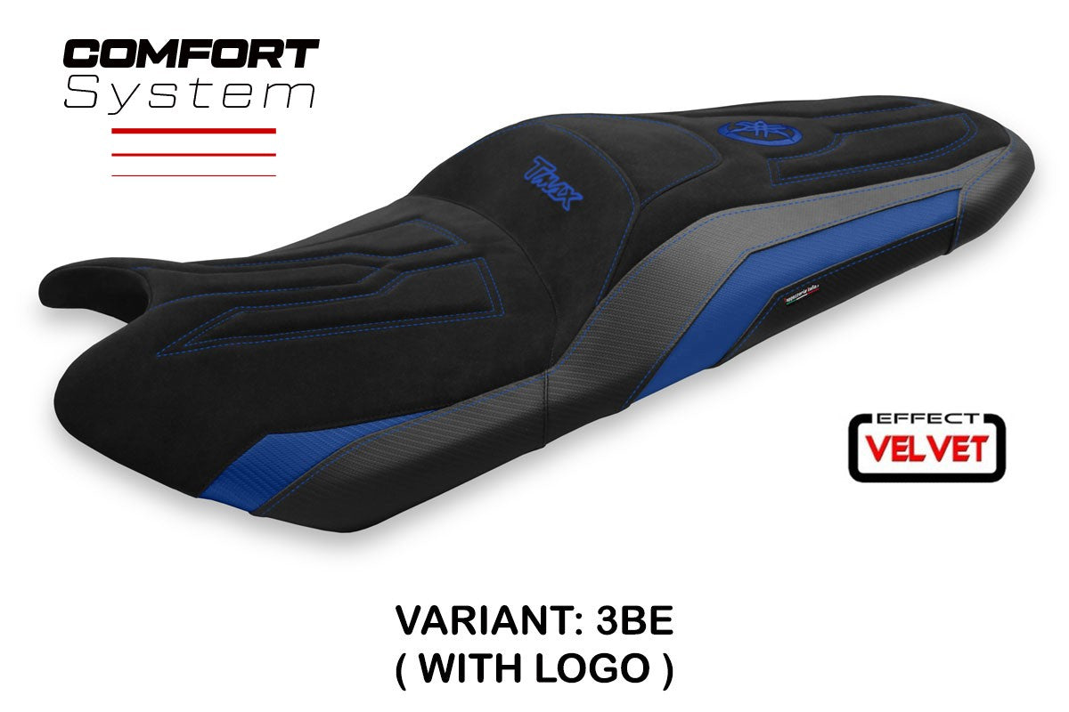 Seat cover compatible - Yamaha T-Max 2017 - 2021 - mod Scrutari 2 Velvet Comfort System