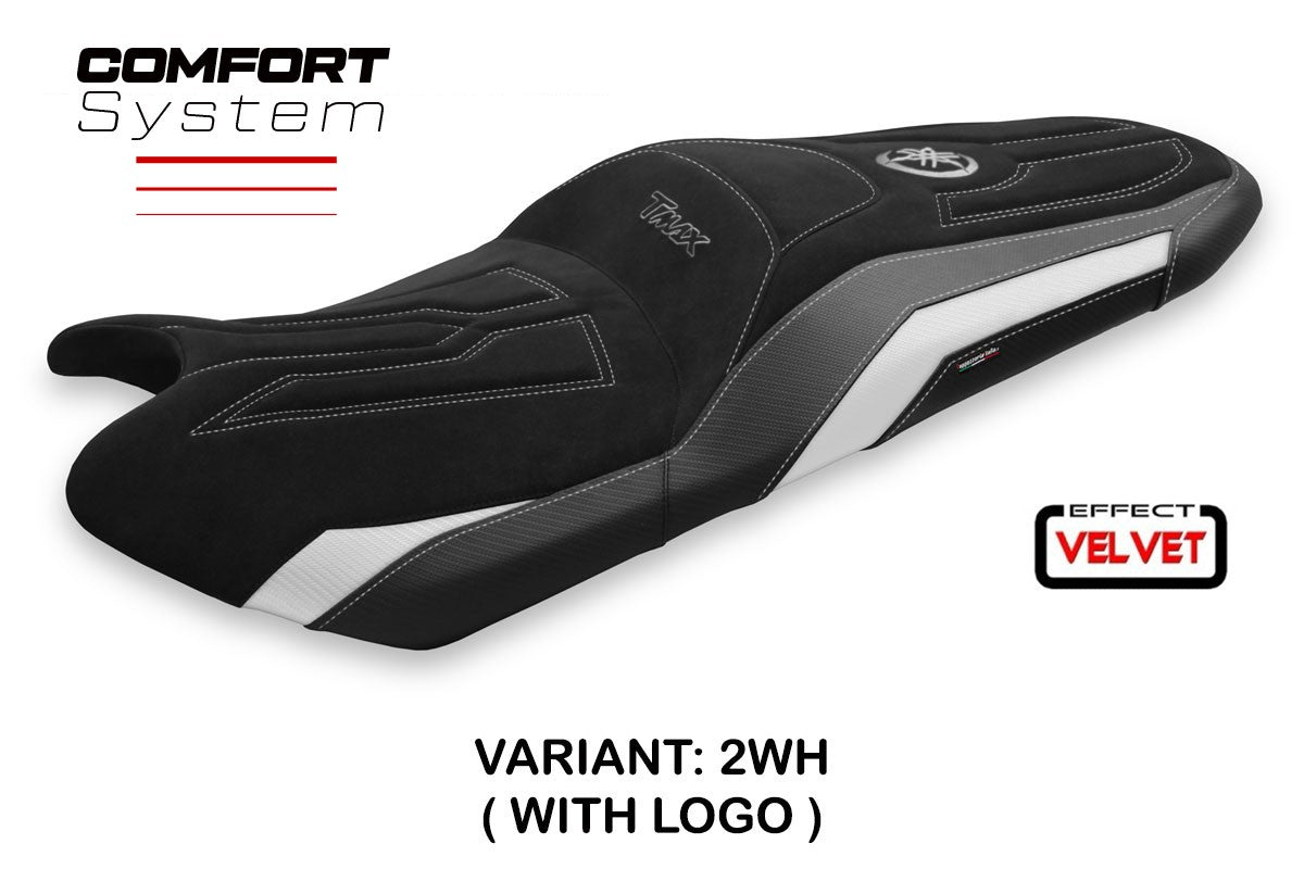 Seat cover compatible - Yamaha T-Max 2017 - 2021 - mod Scrutari 2 Velvet Comfort System