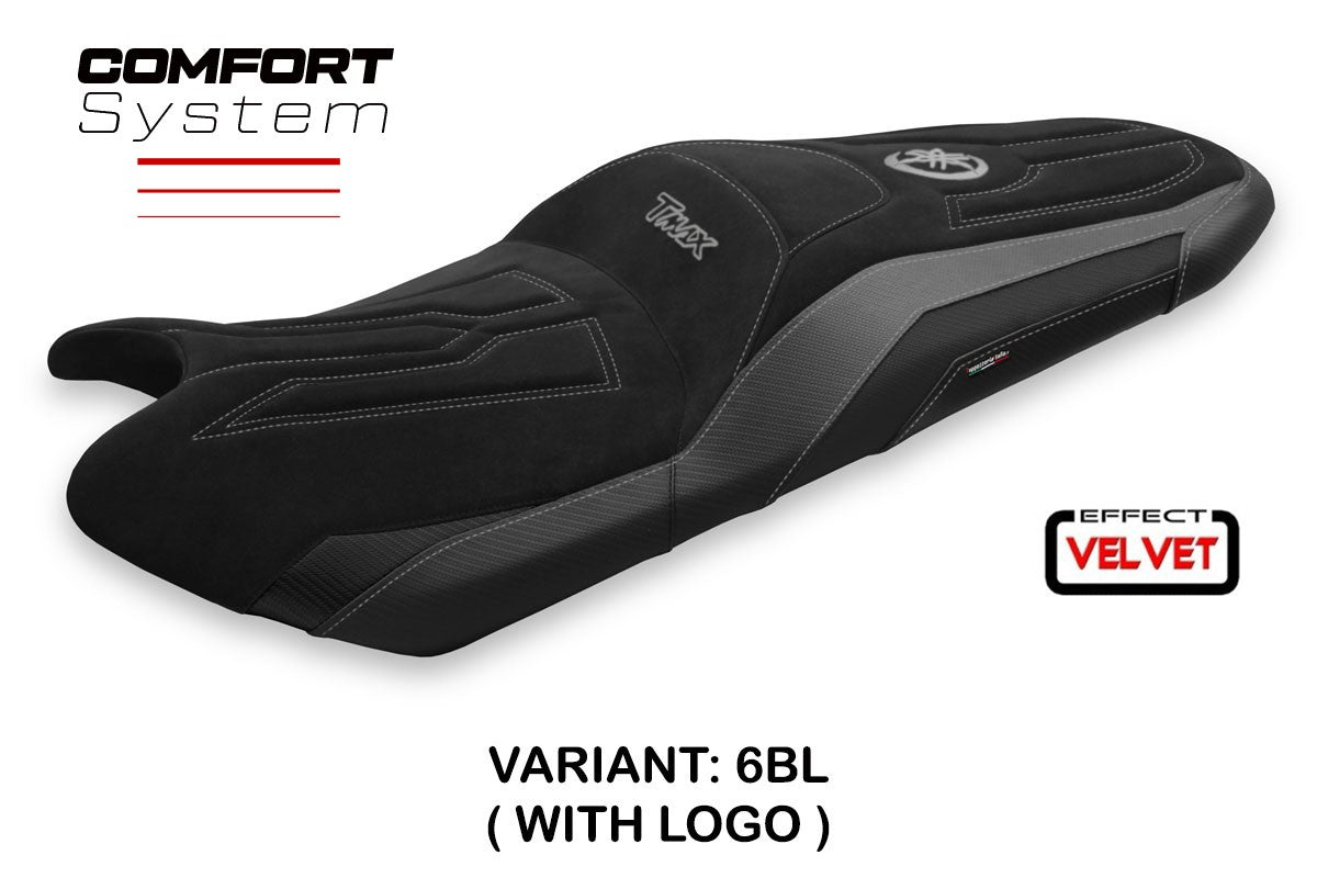 Seat cover compatible - Yamaha T-Max 2017 - 2021 - mod Scrutari 2 Velvet Comfort System