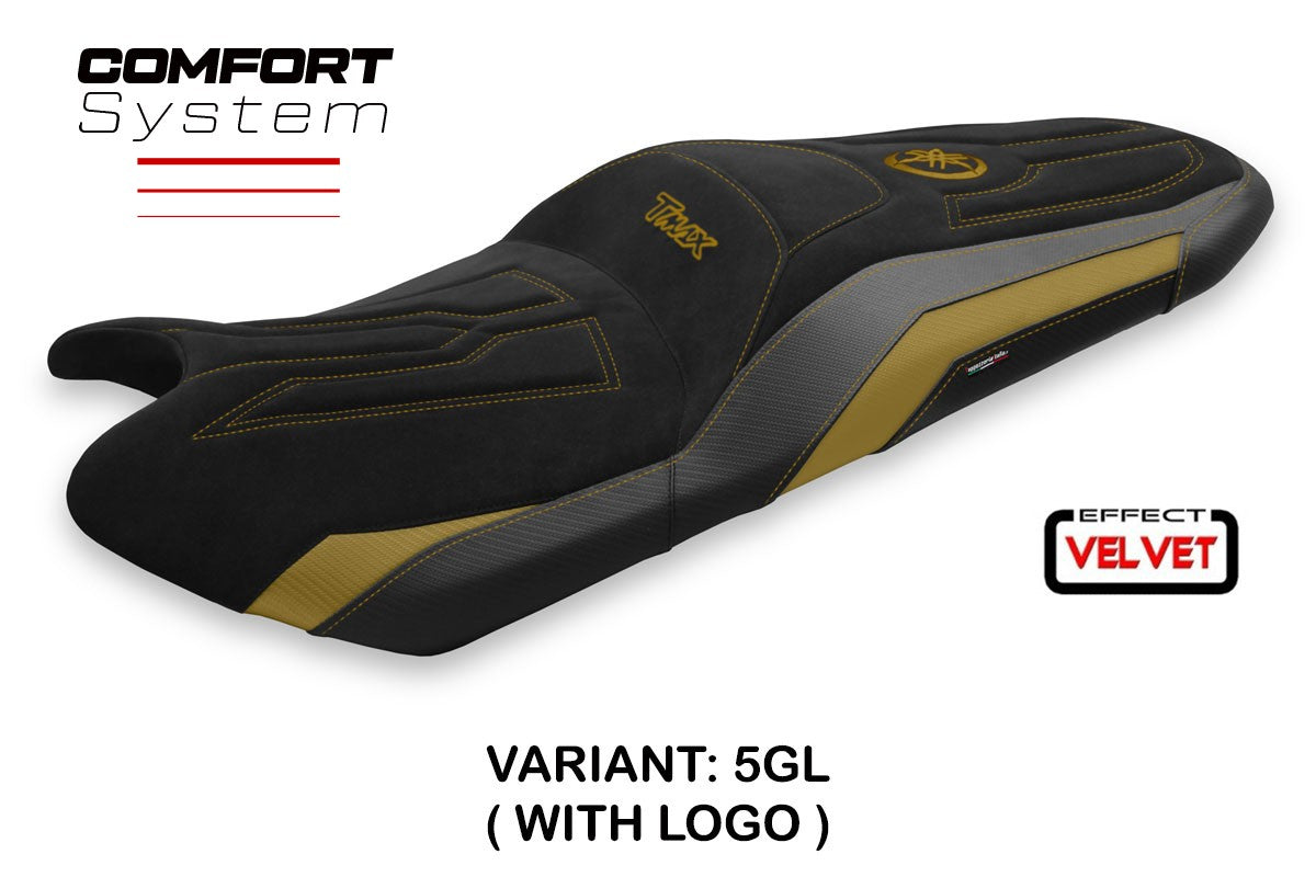 Seat cover compatible - Yamaha T-Max 2017 - 2021 - mod Scrutari 2 Velvet Comfort System