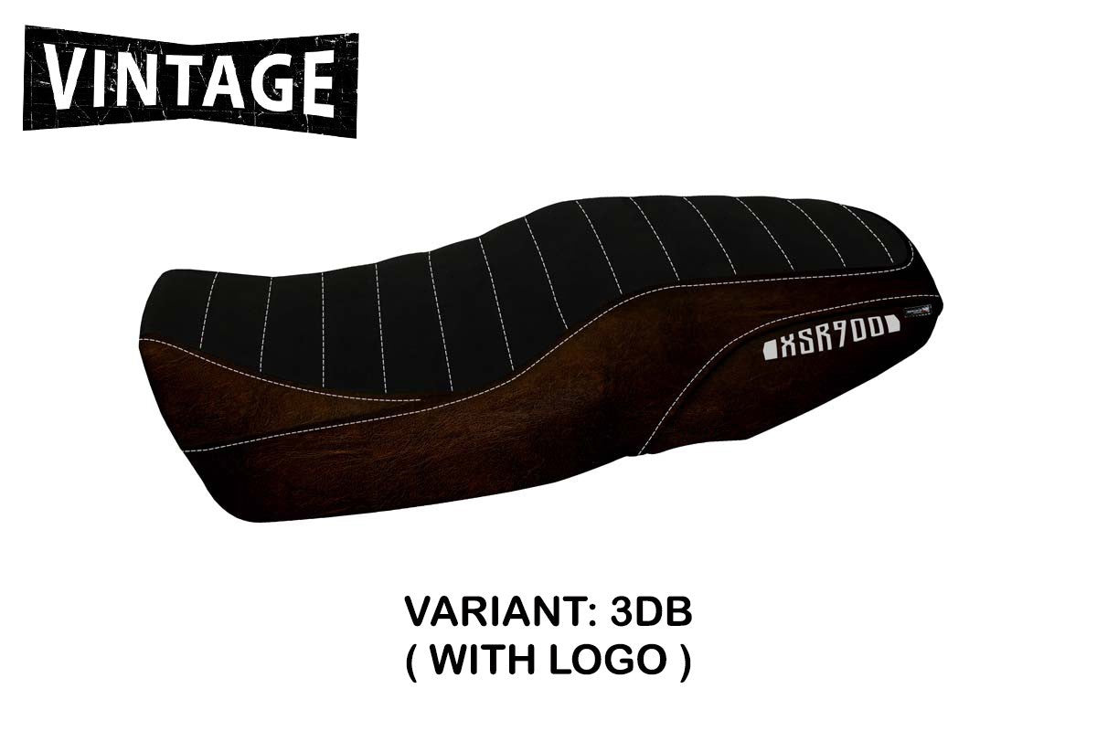 Seat cover compatible - Yamaha XSR 900 2016 - 2021 - mod Portorico 1 Vintage