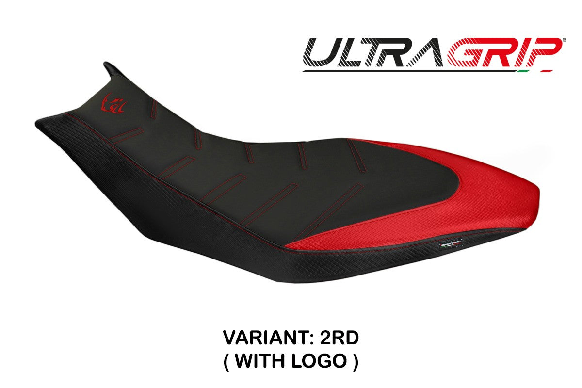 Seat cover compatible - Aprilia Dorsoduro 750 - 900 - 1200 2010-2020 - mod Trieste Ultragrip