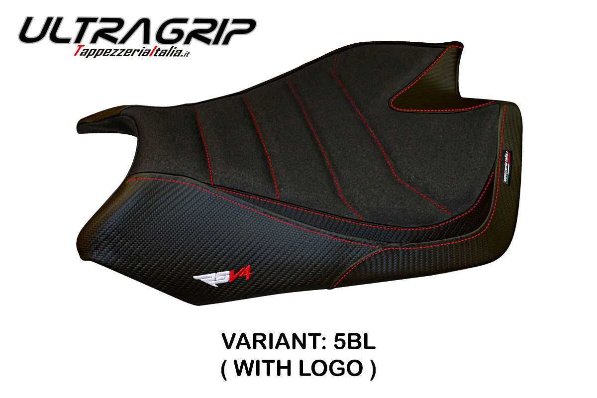 Seat cover compatible - Aprilia RSV4 2009-2020 - mod Barrie Ultragrip