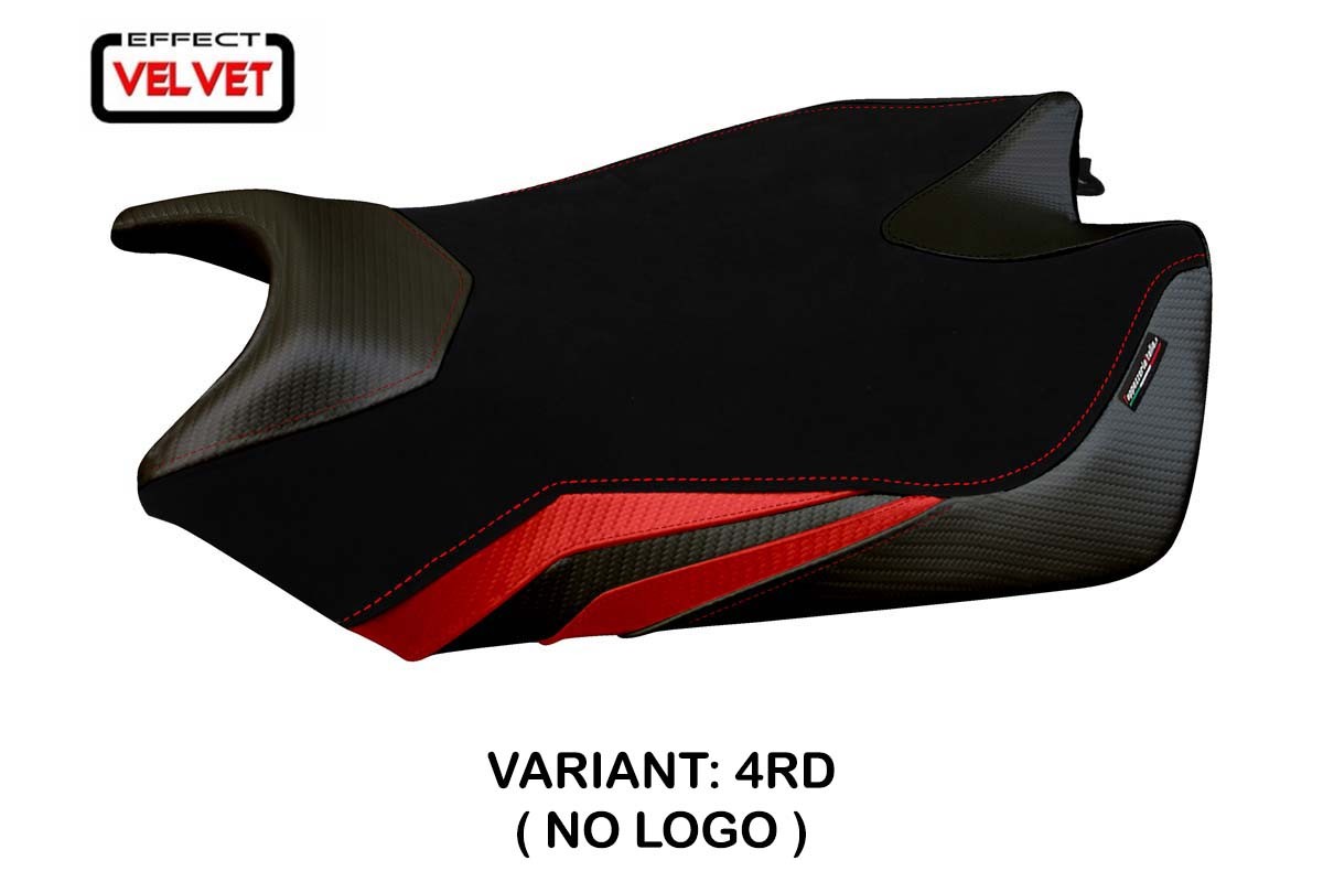 Seat cover compatible - Aprilia Tuono V4 2011-2020 - mod Coen Velvet