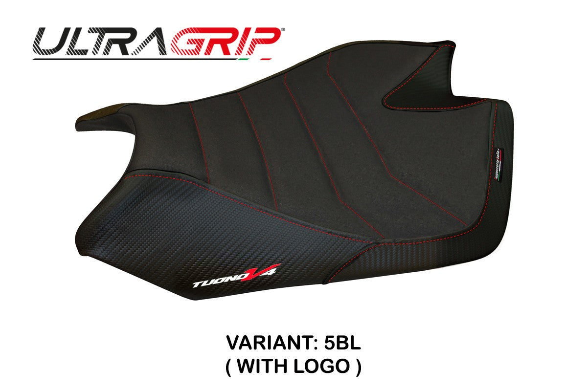 Seat cover compatible - Aprilia Tuono V4 2011-2020 - mod Tanami Ultragrip