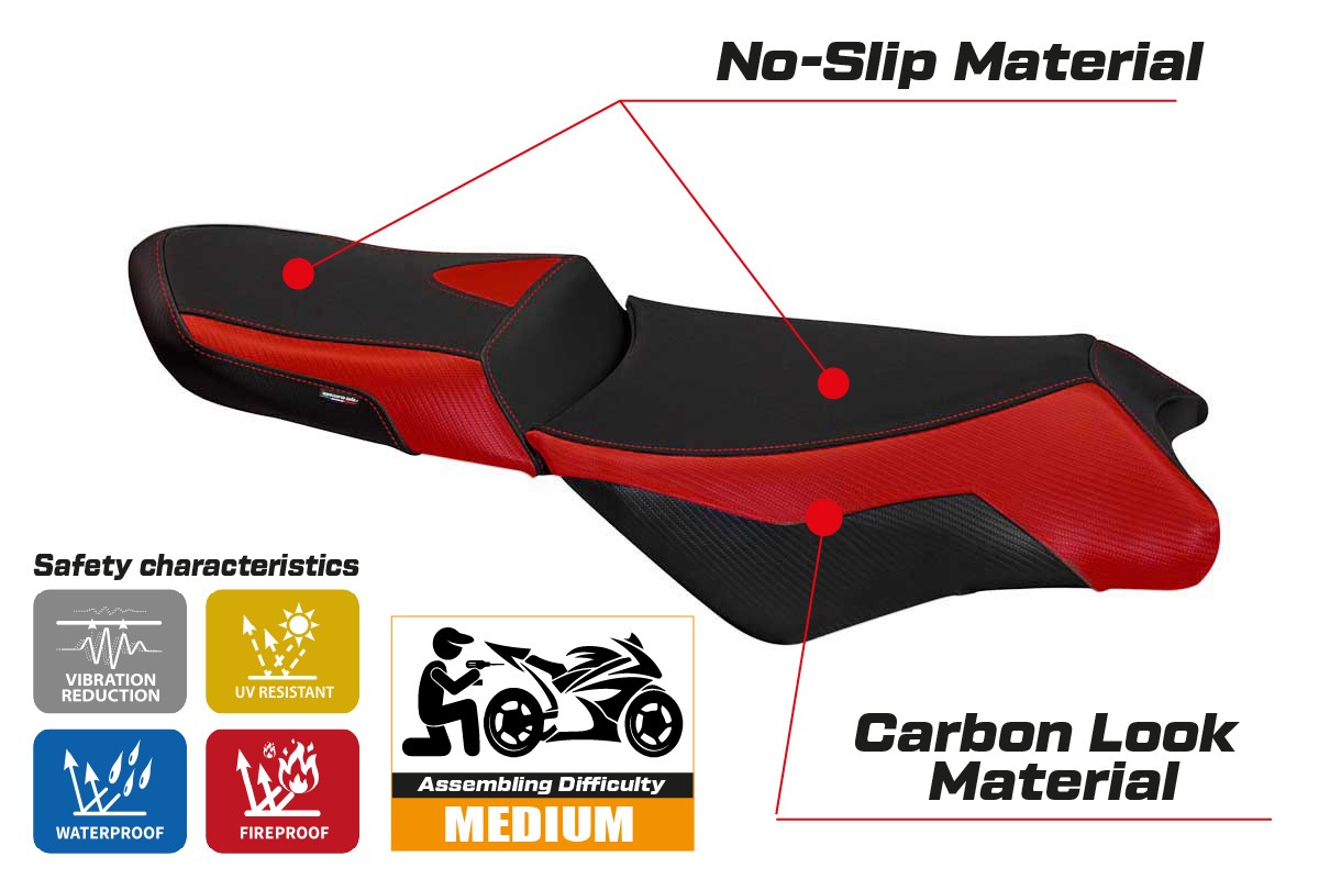 Seat cover compatible - BMW K 1300 GT 2009 - 2011 - mod Anapa 1 Comfort System