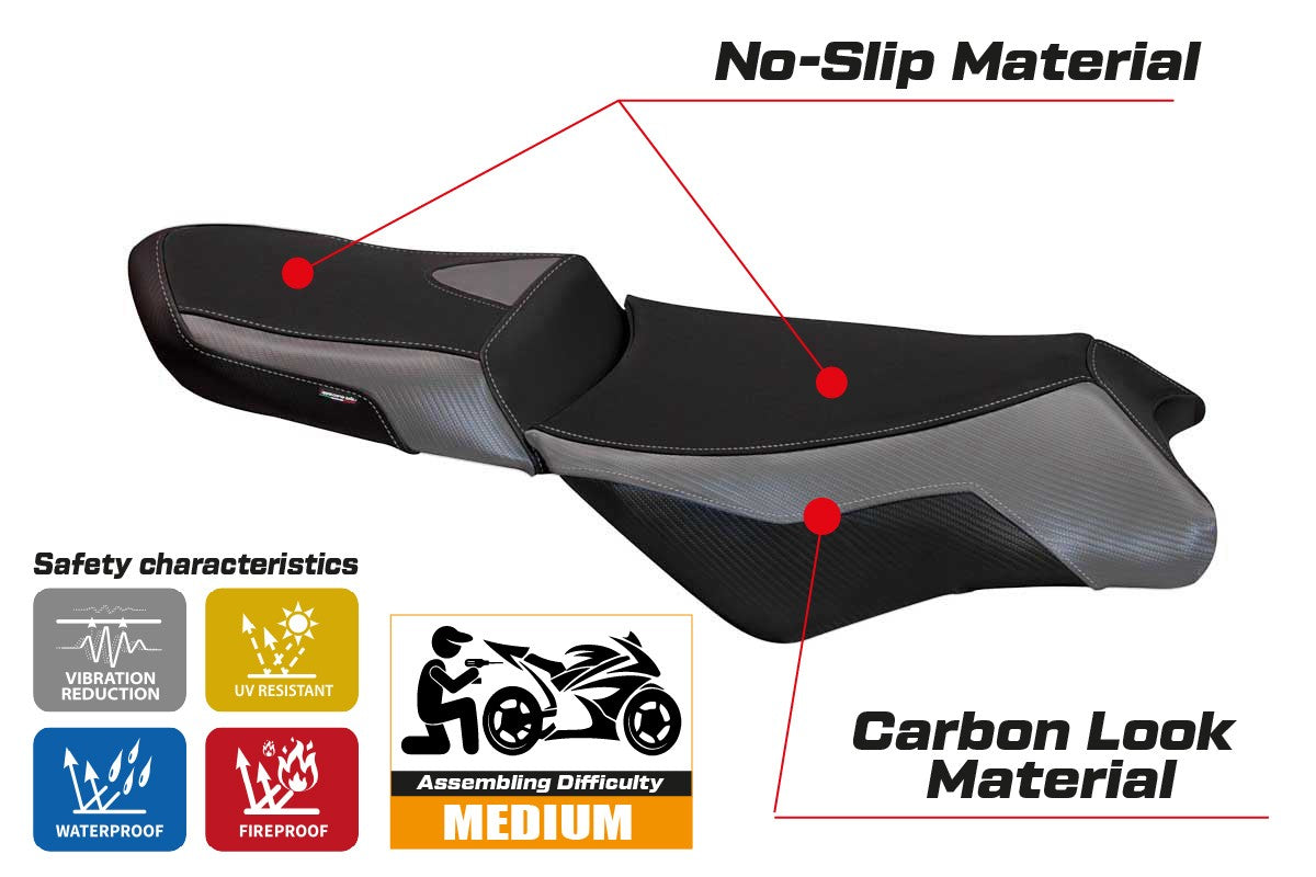 Seat cover compatible - BMW K 1300 GT 2009 - 2011 - mod Banff 1