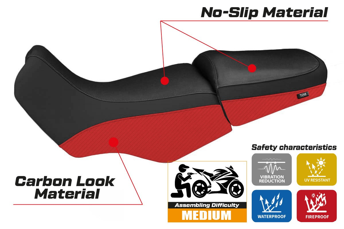Seat cover compatible - BMW R 1100/1150 GS 1994 - 2003 - mod Livorno Carbon Color
