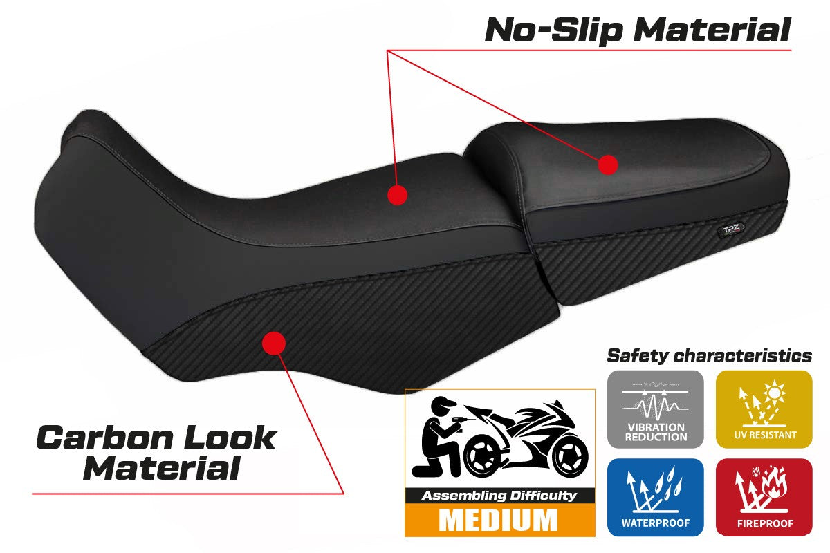 Seat cover compatible - BMW R 1100/1150 GS 1994 - 2003 - mod Livorno Carbon Color