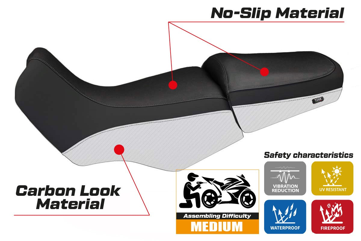 Seat cover compatible - BMW R 1100/1150 GS 1994 - 2003 - mod Livorno Carbon Color