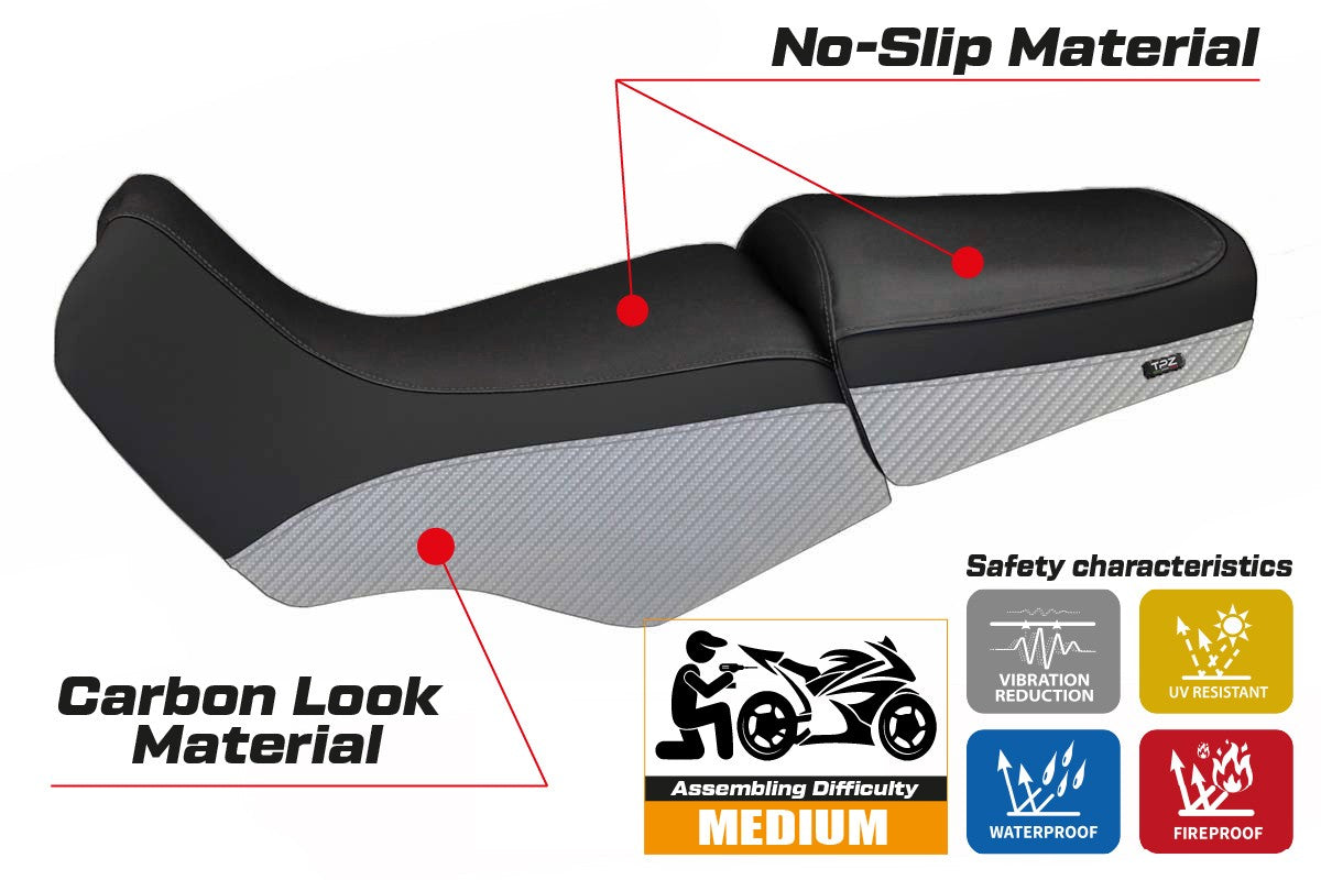 Seat cover compatible - BMW R 1100/1150 GS 1994 - 2003 - mod Livorno Carbon Color