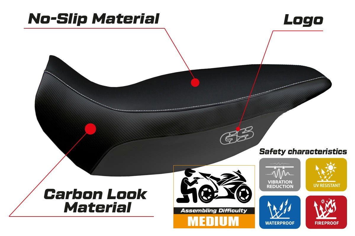 Seat cover compatible - BMW R 1150 GS ADVENTURE 2002 - 2006 - mod Giarre