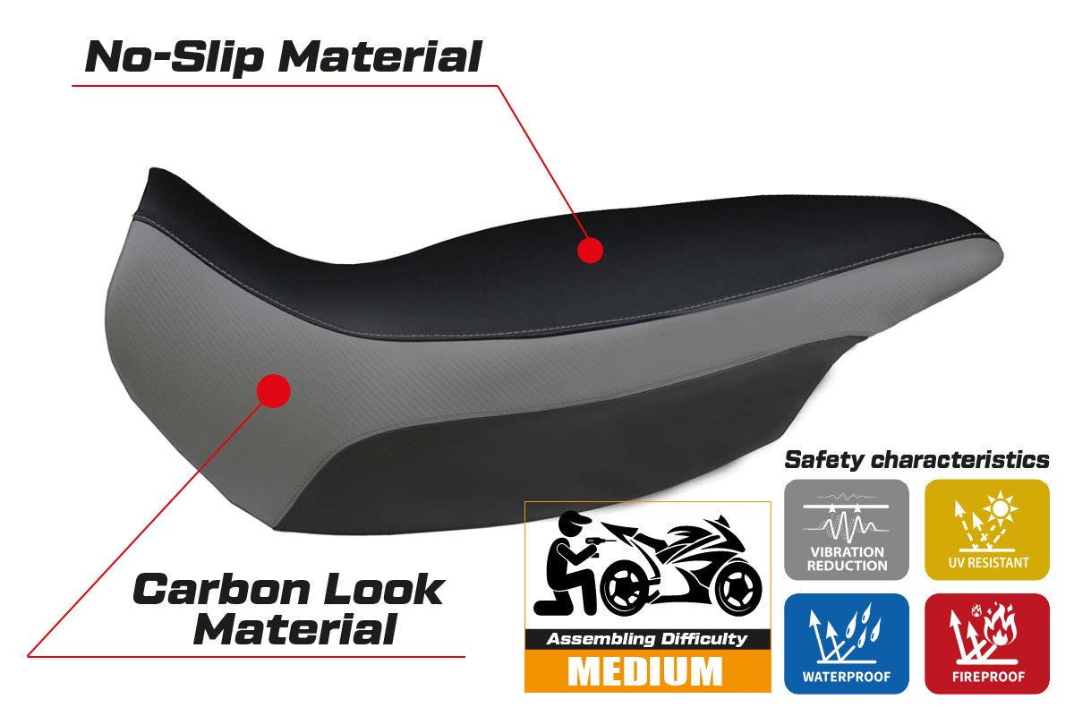 Seat cover compatible - BMW R 1150 GS ADVENTURE 2002 - 2006 - mod Giarre