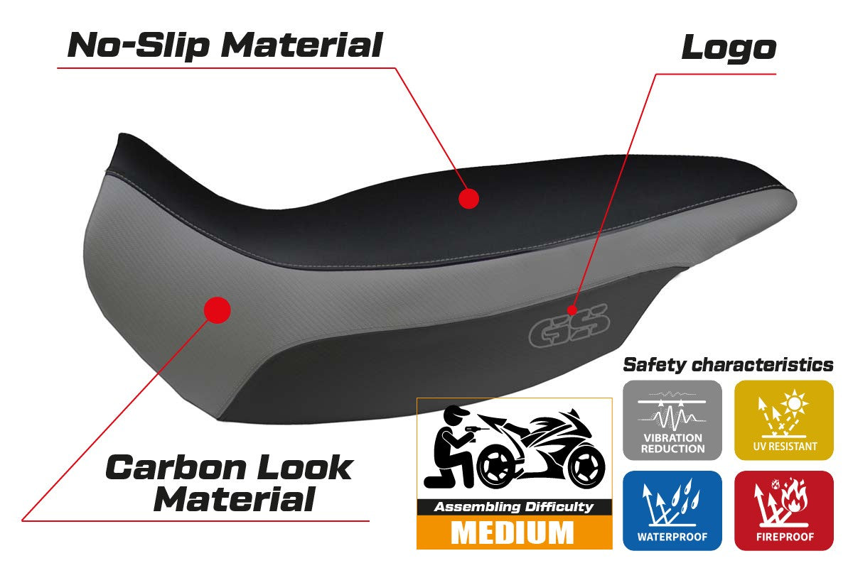 Seat cover compatible - BMW R 1150 GS ADVENTURE 2002 - 2006 - mod Giarre