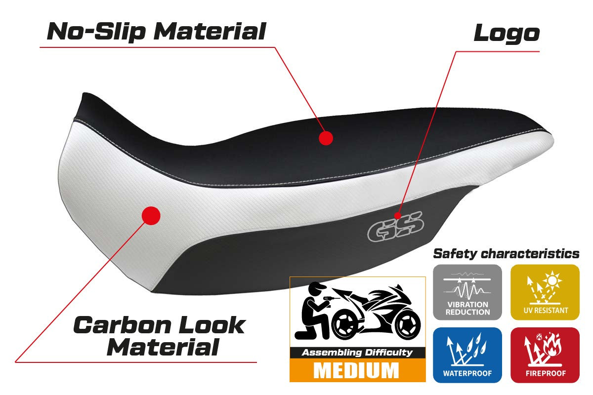 Seat cover compatible - BMW R 1150 GS ADVENTURE 2002 - 2006 - mod Giarre