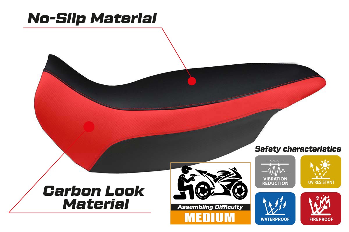 Seat cover compatible - BMW R 1150 GS ADVENTURE 2002 - 2006 - mod Giarre