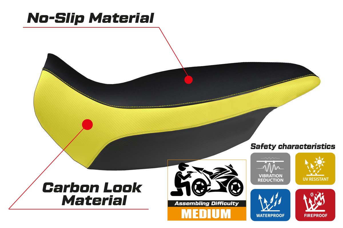 Seat cover compatible - BMW R 1150 GS ADVENTURE 2002 - 2006 - mod Giarre