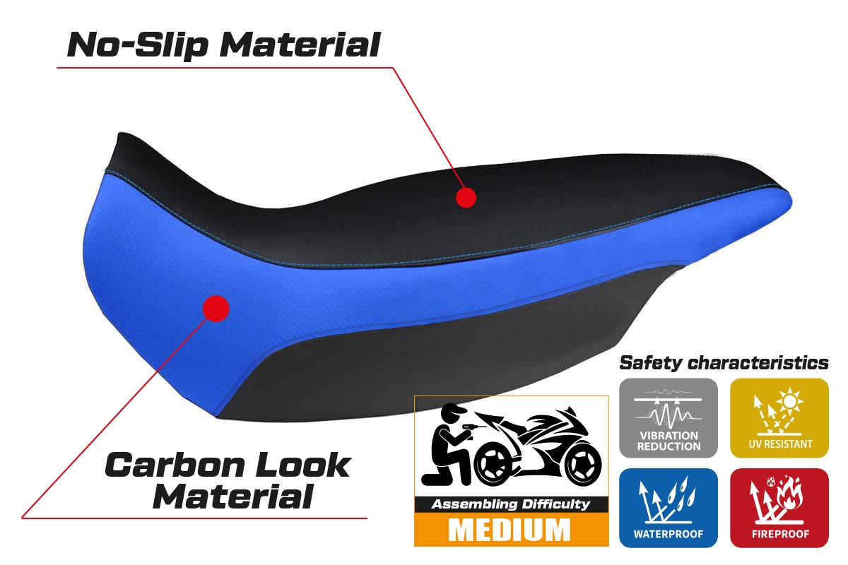 Seat cover compatible - BMW R 1150 GS ADVENTURE 2002 - 2006 - mod Giarre