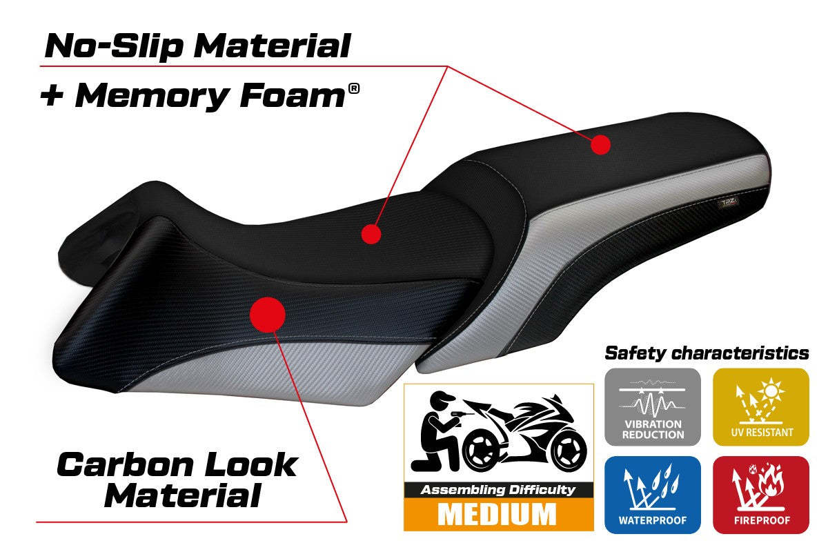Seat cover compatible - BMW R 1200 RT 2006 - 2013 - mod Roberto