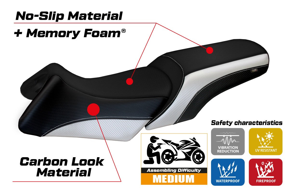 Seat cover compatible - BMW R 1200 RT 2006 - 2013 - mod Roberto