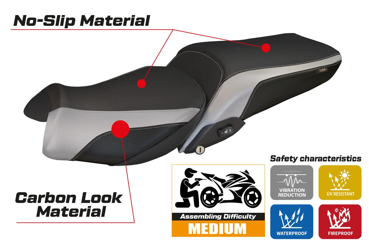 Seat cover compatible - BMW R 1200 RT 2014 - 2018 - mod Olbia 1