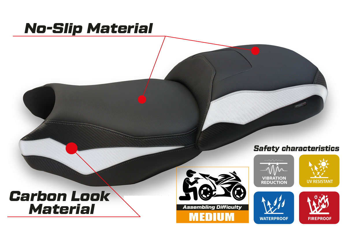 Seat cover compatible - BMW R 1250 GS 2019 - 2023 - mod Dobbiaco