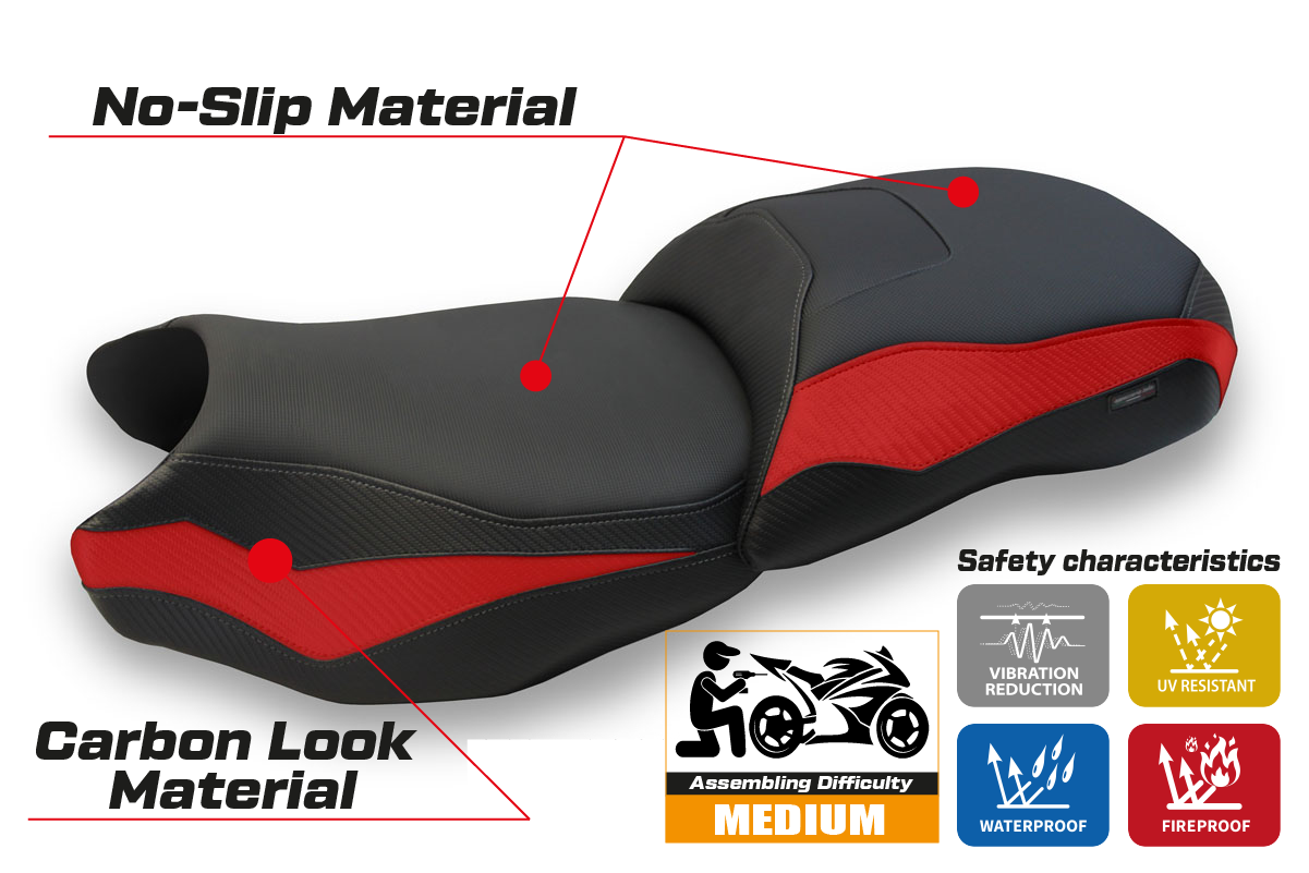 Seat cover compatible - BMW R 1250 GS 2019 - 2023 - mod Dobbiaco