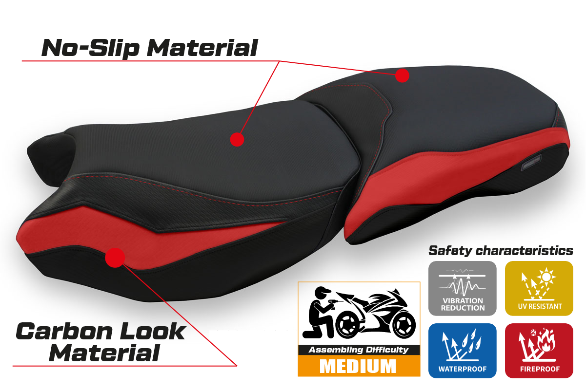 Seat cover compatible - BMW R 1250 GS Adventure 2019 - 2024 - mod Baceno 4