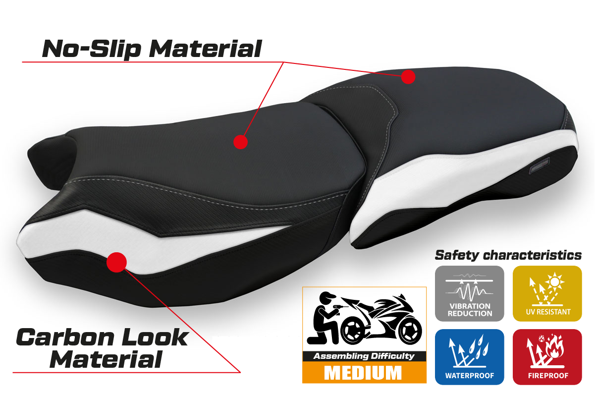 Seat cover compatible - BMW R 1250 GS Adventure 2019 - 2024 - mod Baceno 4