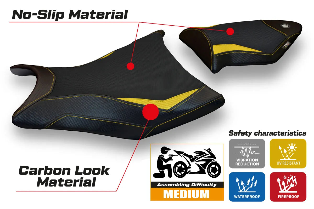 Seat cover compatible - BMW S 1000 RR 2009 - 2011 - mod Alabama 2
