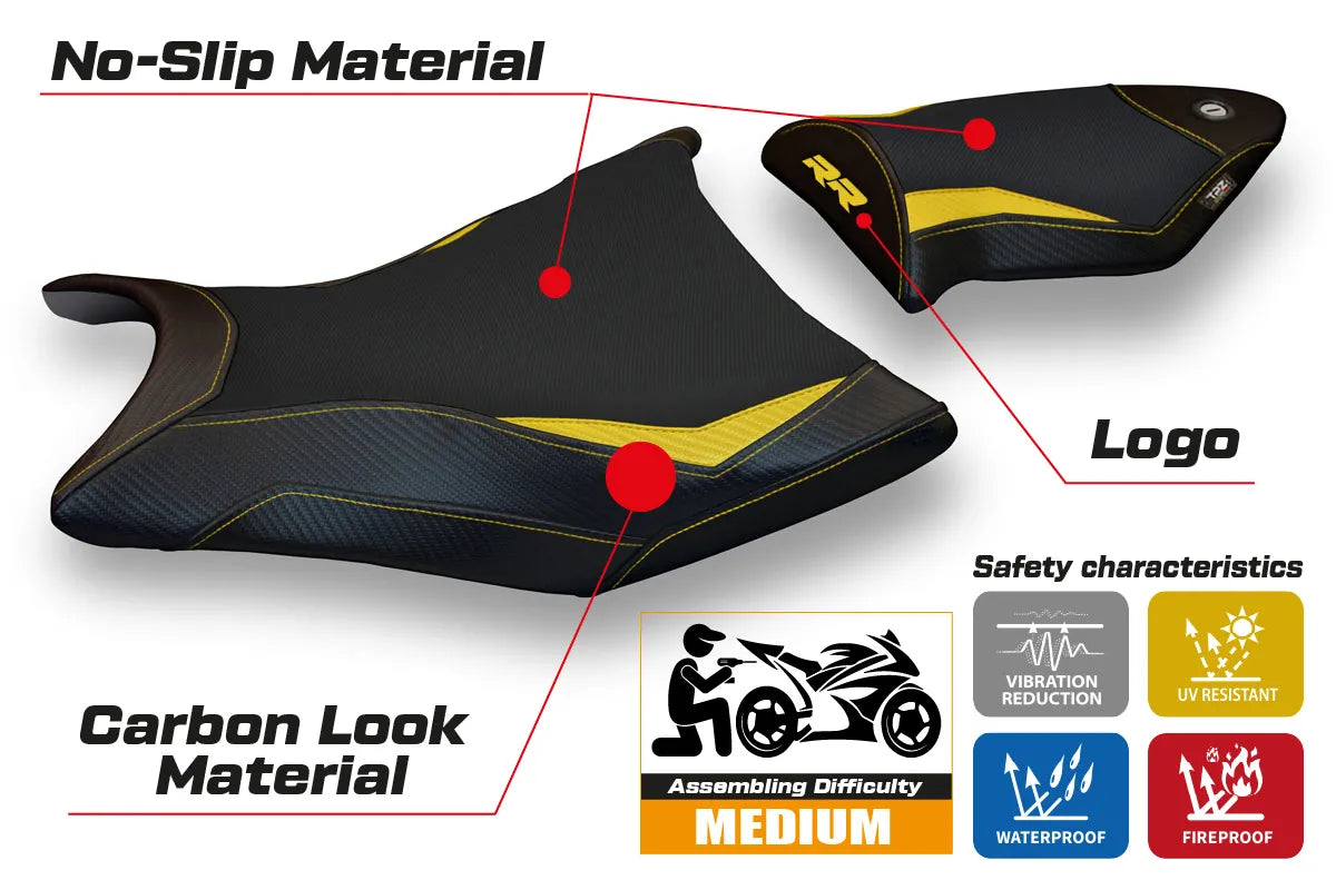 Seat cover compatible - BMW S 1000 RR 2009 - 2011 - mod Alabama 2