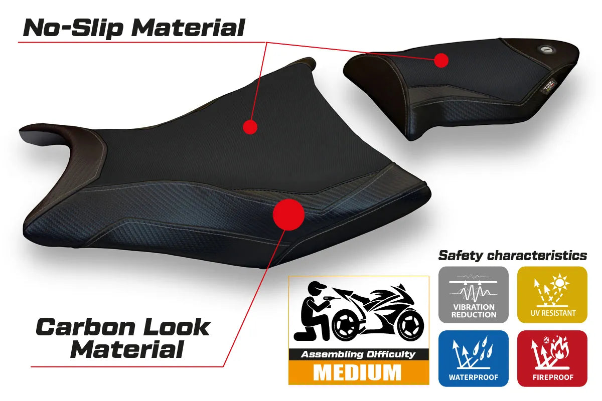 Seat cover compatible - BMW S 1000 RR 2009 - 2011 - mod Alabama 2