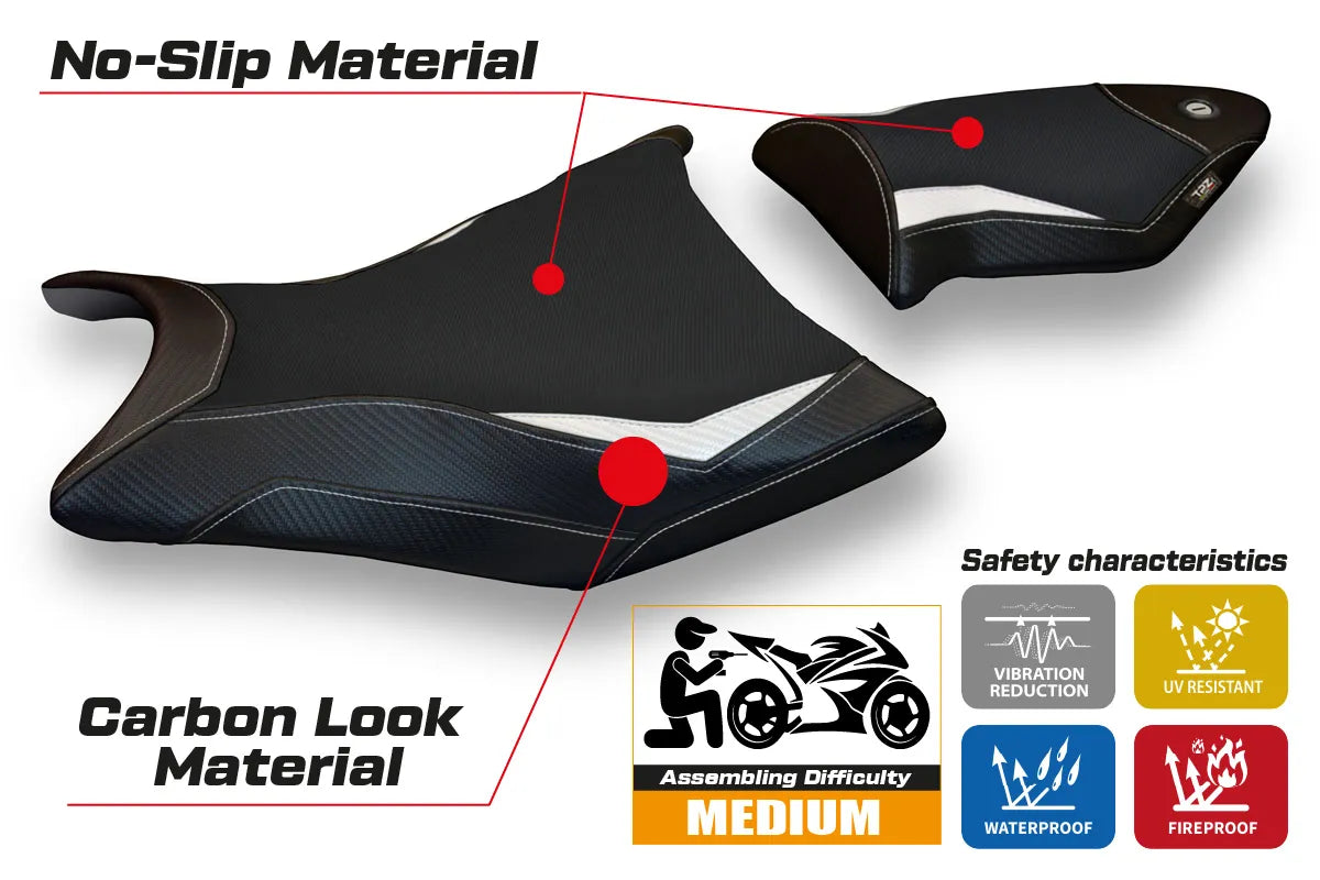 Seat cover compatible - BMW S 1000 RR 2009 - 2011 - mod Alabama 2