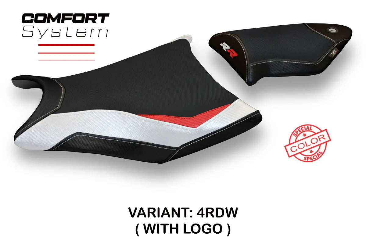 Seat cover compatible - BMW S 1000 RR 2009 - 2011 - mod Essen Special Color Comfort System