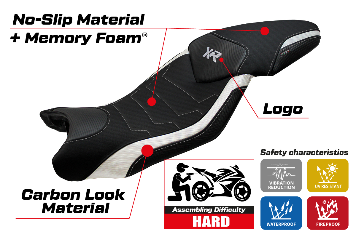 Seat cover compatible - BMW S 1000 XR 2015 - 2019 - mod Ardea Comfort System