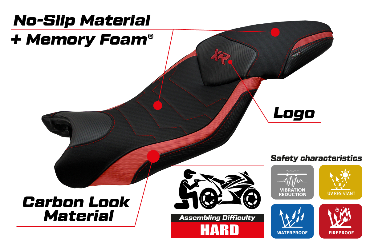 Seat cover compatible - BMW S 1000 XR 2015 - 2019 - mod Ardea Comfort System